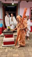 HH Swamiji's visit to Shri Bhavanishankar Temple, Puttur (24 April 2026)
